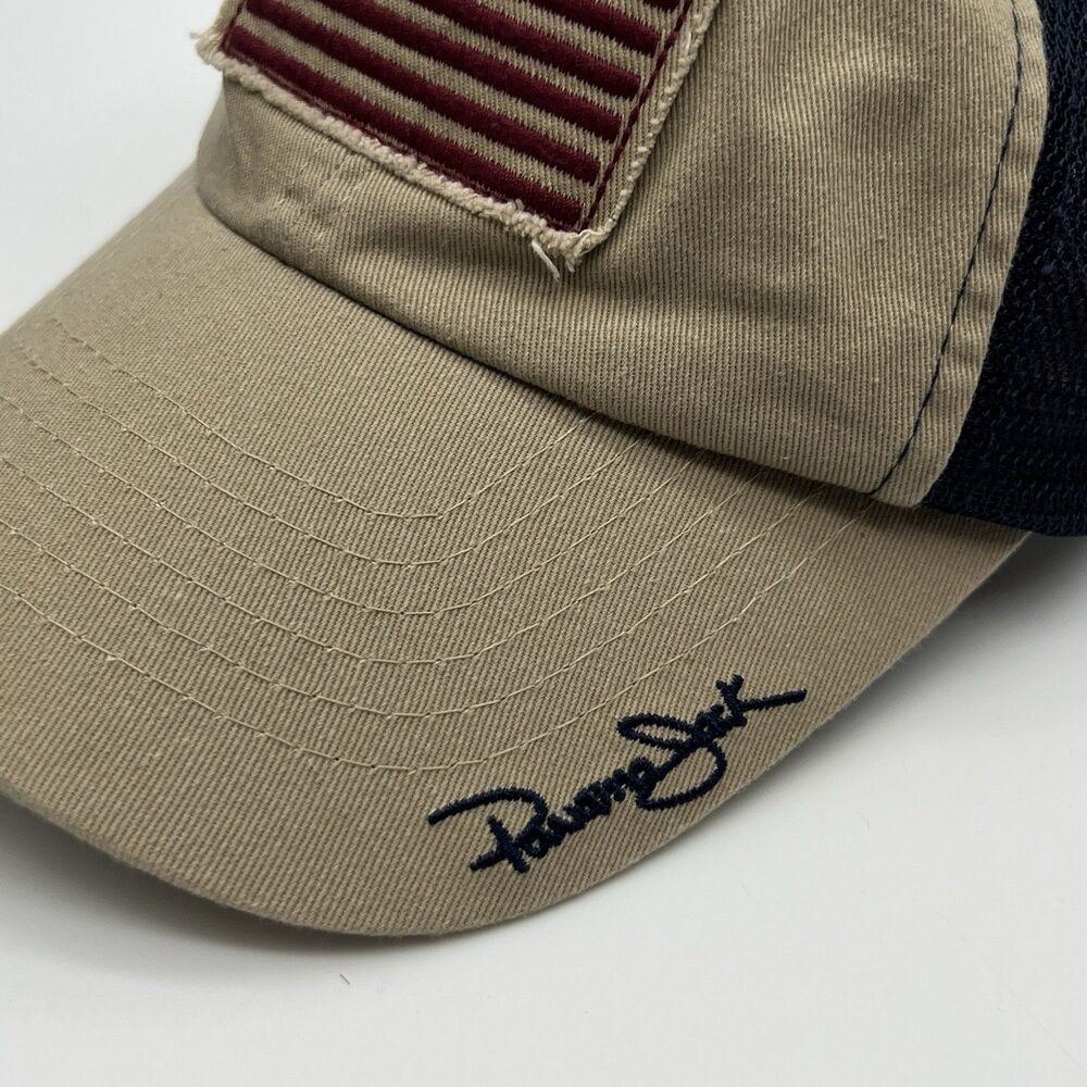Adult PANAMA JACK AMERICAN FLAG CAP  OSFM - Adjustable - Picture 2 of 5